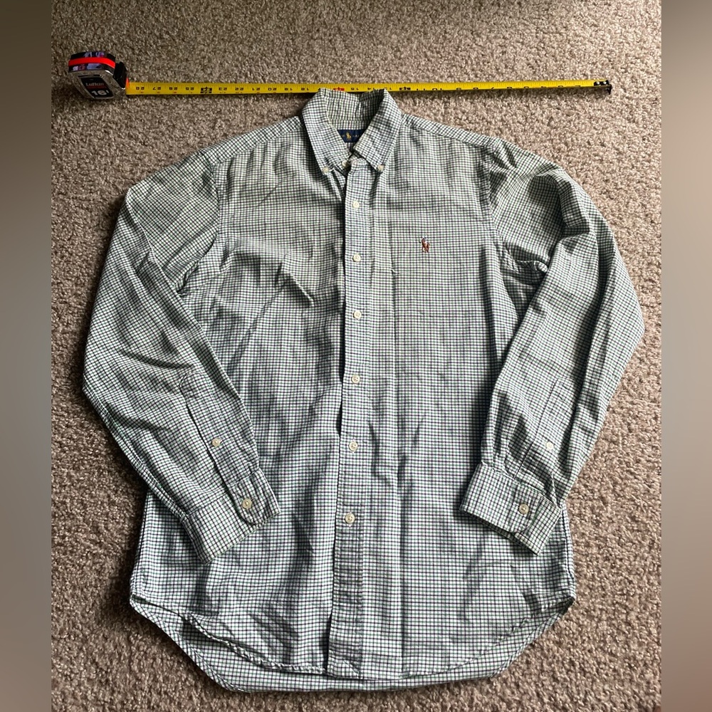 Polo Ralph Lauren Green and blue men’s button down